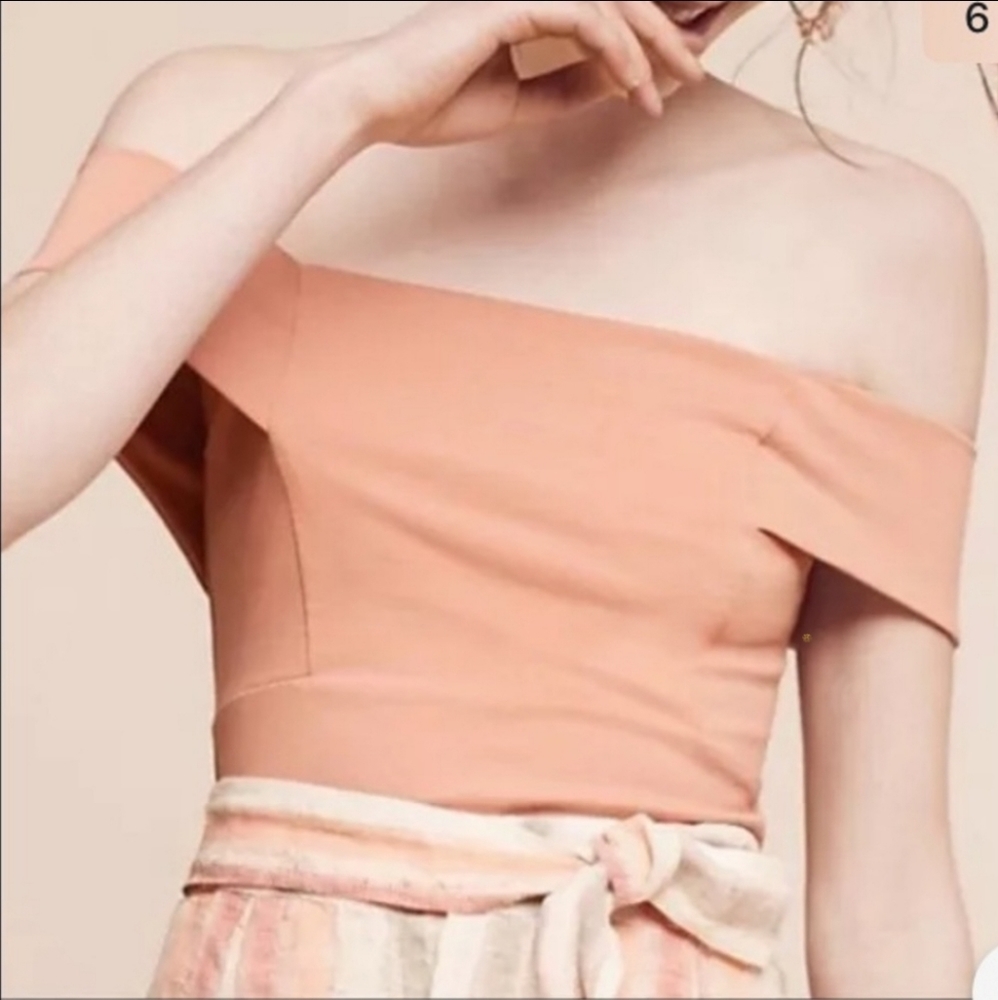 Anthro Deletta Ponte off shoulder top